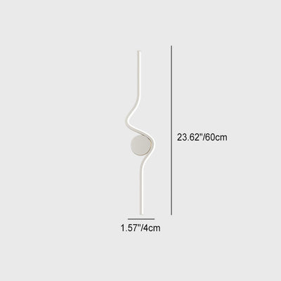 Moderne minimalistische Eisen Aluminium lange Streifen LED Wandleuchte Lampe für Wohnzimmer 
