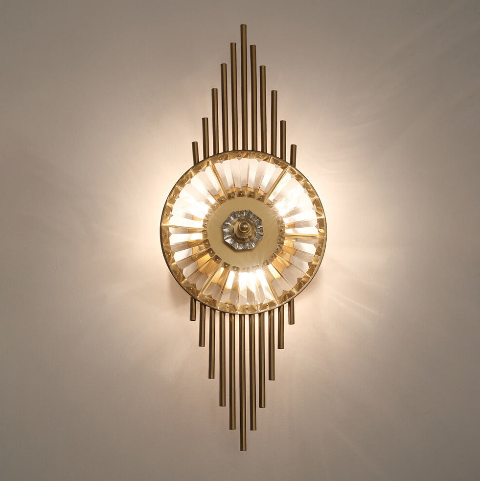 Applique murale LED design créatif en cristal de luxe 