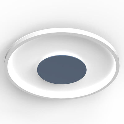 Nordic Light Runde, einfarbige LED-Deckenleuchte zur bündigen Montage 