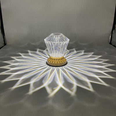 Modern Acrylic Petal Shape Night Light LED Table Lamp