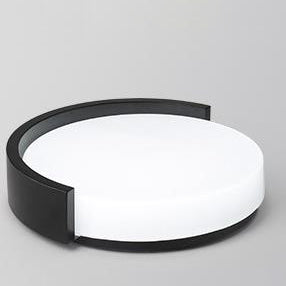 Modern PC Round Minimalistic LED Flush Mount Light
