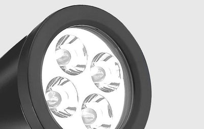 Modern Simplicity Solar Waterproof Conical Spotlight LED Outdoor Floor Plug Light