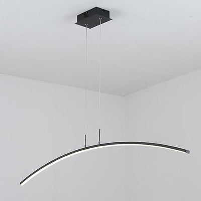 الثريا ذات القوس البسيط الاسكندنافي LED الخطي 