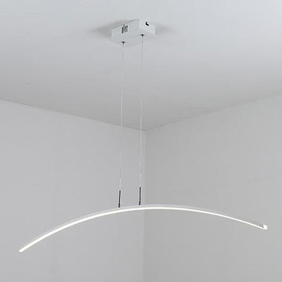 الثريا ذات القوس البسيط الاسكندنافي LED الخطي 