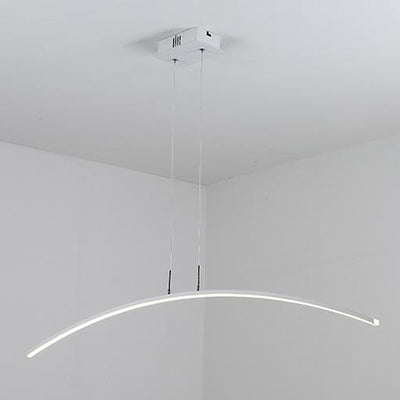 Nordic Minimalist Arch  Linear LED Chandelier
