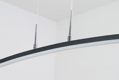 Nordic Minimalist Arch  Linear LED Chandelier