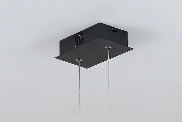 Nordischer minimalistischer Bogen Linear LED Kronleuchter 