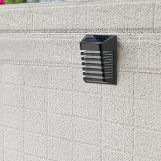 Solar Trapez Wandlampe für den Außenbereich, wasserdicht, LED 