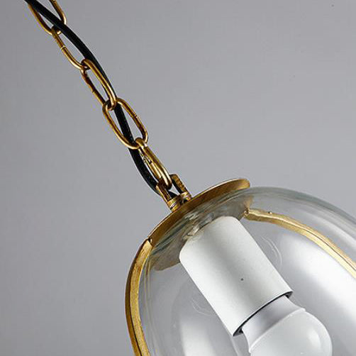 Modern Art Deco Glass Lampshade Creative Plant Hydroponic Hanging Basket 1-Light Pendant Light