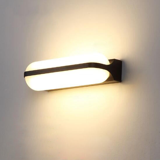 مصباح حائط خارجي LED على شكل صندوق كمبيوتر بسيط حديث 
