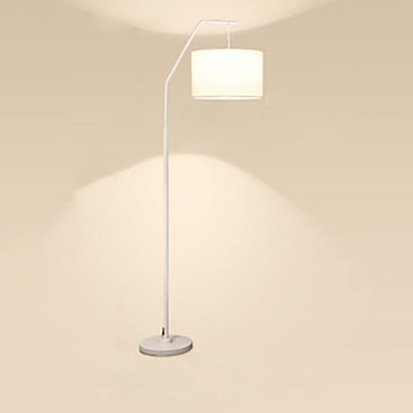 Modern Simplicity Fabric Fishing Rod Shape 1-Light Standing Floor Lamp