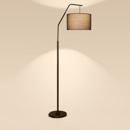 Modern Simplicity Fabric Fishing Rod Shape 1-Light Standing Floor Lamp