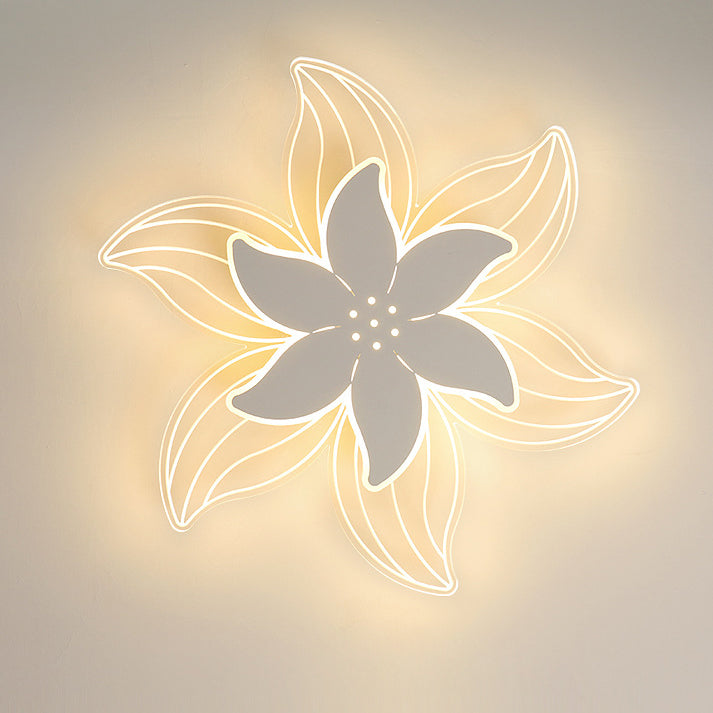 Moderne Acryl-Doppelschicht-Blumenschirm-LED-Unterputzleuchte 