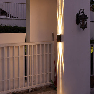 Outdoor Waterproof Beam Spotlight LED Outdoor Decorative Wall Sconce Lamp