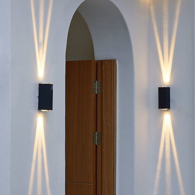 Modern Minimalist Outdoor Waterproof Beam Spotlight LED Outdoor Decorative Wall Sconce Lamp