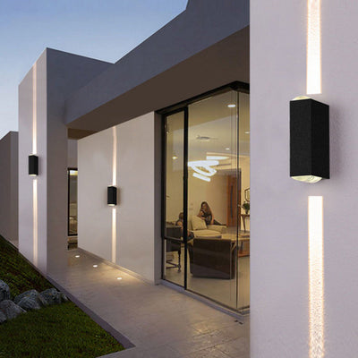 Modern Minimalist Outdoor Waterproof Beam Spotlight LED Outdoor Decorative Wall Sconce Lamp