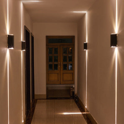ضوء كشاف خارجي مقاوم للماء بتصميم حديث وبسيط LED مصباح حائط زخرفي خارجي 