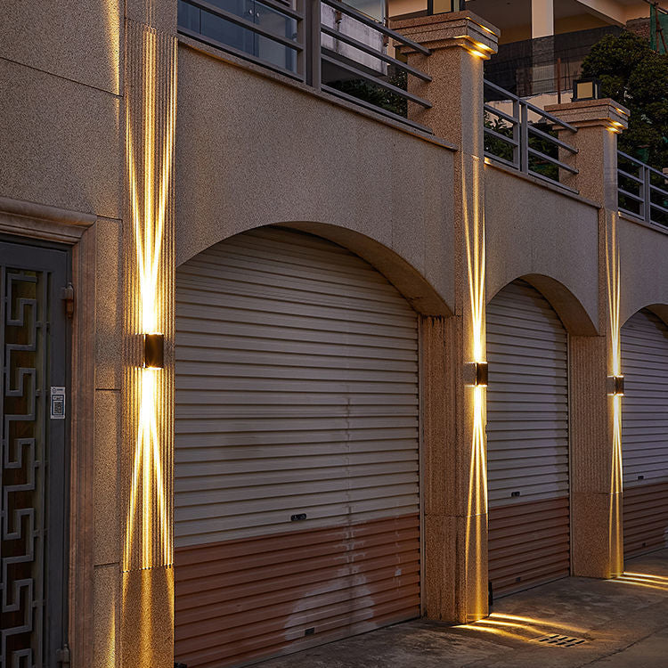 ضوء كشاف خارجي مقاوم للماء بتصميم حديث وبسيط LED مصباح حائط زخرفي خارجي 