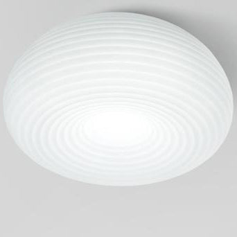 Minimalist Round Globe PE Material LED Flush Mount Ceiling Light