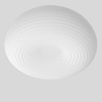 Minimalist Round Globe PE Material LED Flush Mount Ceiling Light
