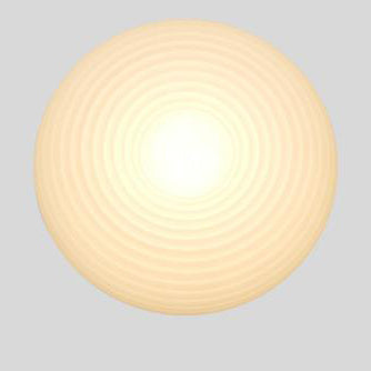 Minimalist Round Globe PE Material LED Flush Mount Ceiling Light