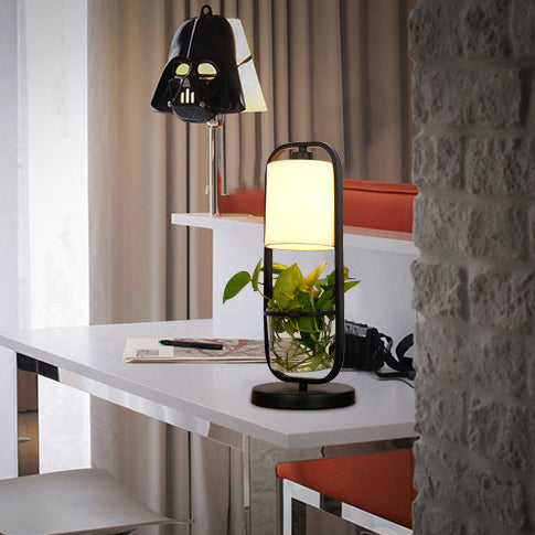 Modern Art Deco Glass Creative Plant Hydroponic 1-Light Table Lamp