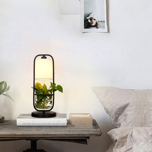 Lampe de table hydroponique à 1 lumière pour plantes créatives en verre Art déco moderne 