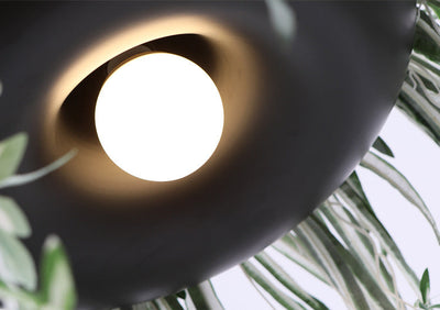 Moderne Eisen-Retro-Simulationspflanze 1-Licht dekorative Pendelleuchte 