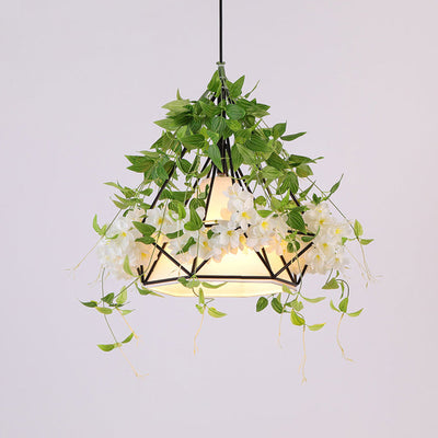 Modern Nordic Creative Simulation Cherry Blossom 1-Light Pendant Light