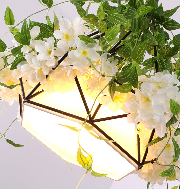 Modern Nordic Creative Simulation Cherry Blossom 1-Light Pendant Light