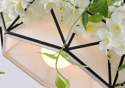 Modern Nordic Creative Simulation Cherry Blossom 1-Light Pendant Light