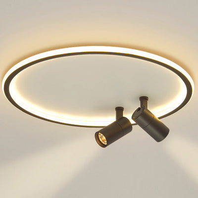 الثريا العصرية الصناعية الدائرية والمصباح الكشاف LED 
