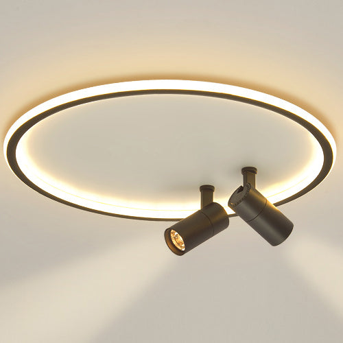الثريا العصرية الصناعية الدائرية والمصباح الكشاف LED 