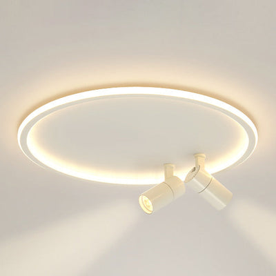 الثريا العصرية الصناعية الدائرية والمصباح الكشاف LED 
