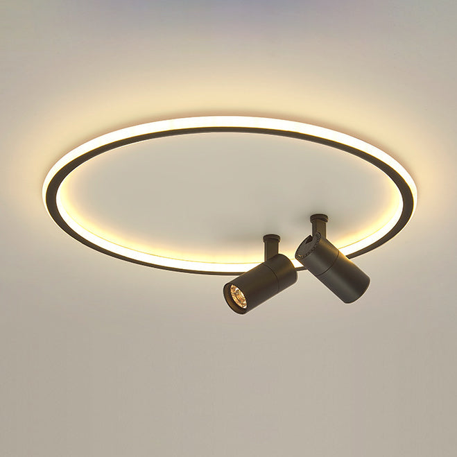 الثريا العصرية الصناعية الدائرية والمصباح الكشاف LED 