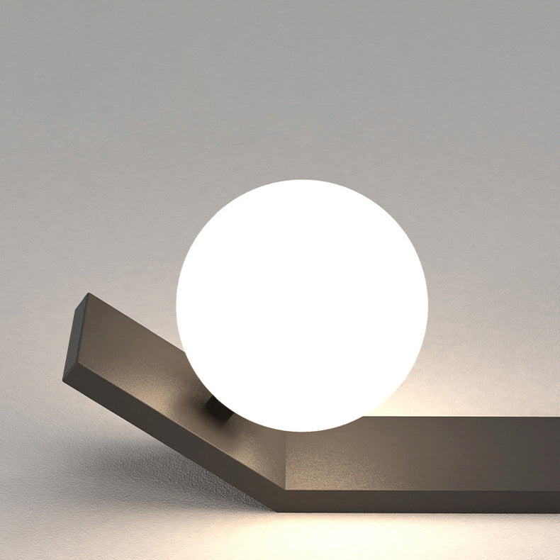 Modern Simple Acrylic Ball Shade LED Wall Sconce Lamp