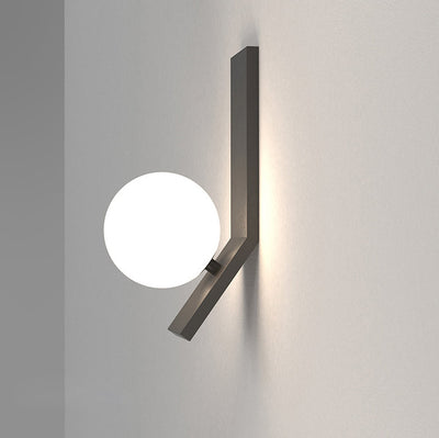 Modern Simple Acrylic Ball Shade LED Wall Sconce Lamp
