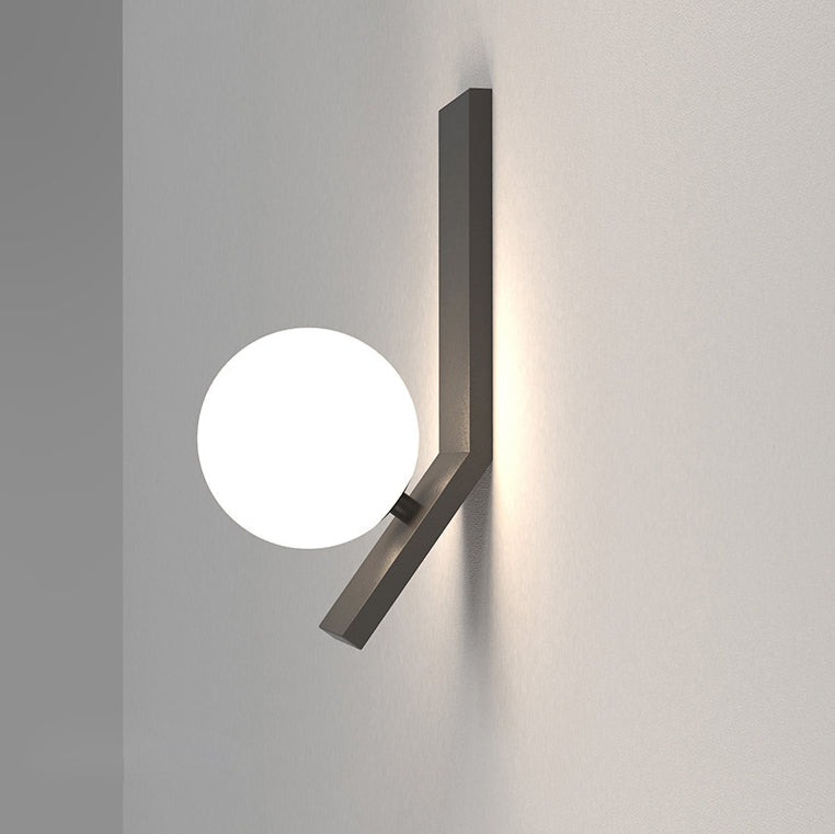 Modern Simple Acrylic Ball Shade LED Wall Sconce Lamp