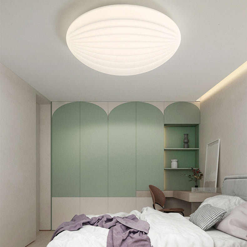 Modern PC Shell Shape LED Creative Flush Mount Light