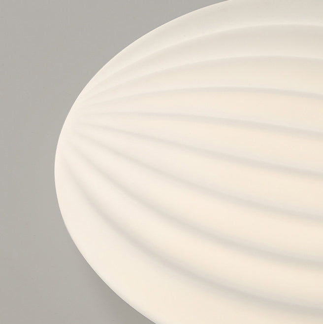 Modern PC Shell Shape LED Creative Flush Mount Light