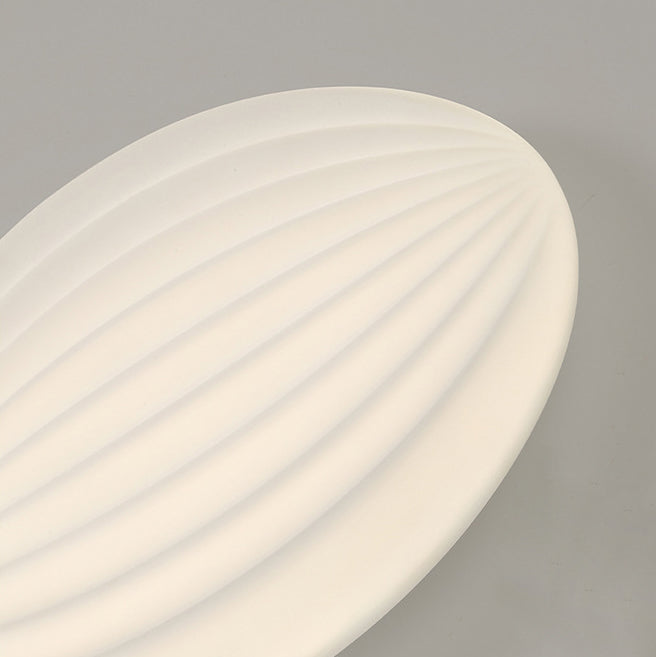 Modern PC Shell Shape LED Creative Flush Mount Light