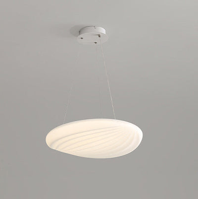 Modern PC Shell Shape LED Creative Flush Mount Light