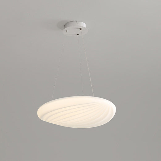 Modern PC Shell Shape LED Creative Flush Mount Light