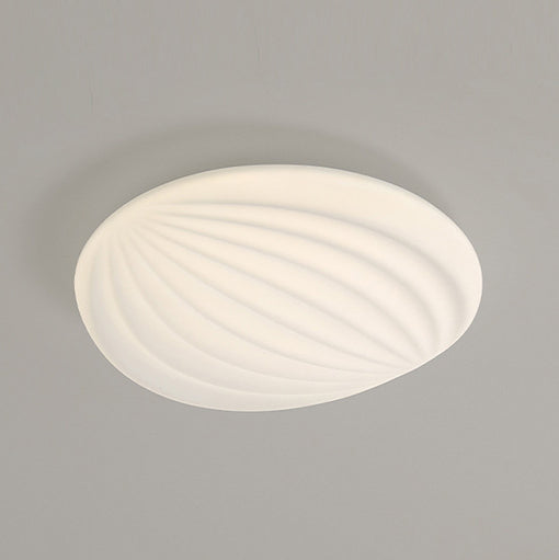 Modern PC Shell Shape LED Creative Flush Mount Light