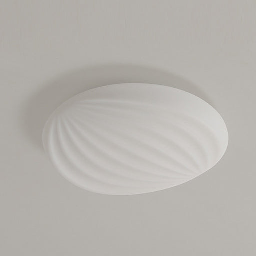 Modern PC Shell Shape LED Creative Flush Mount Light