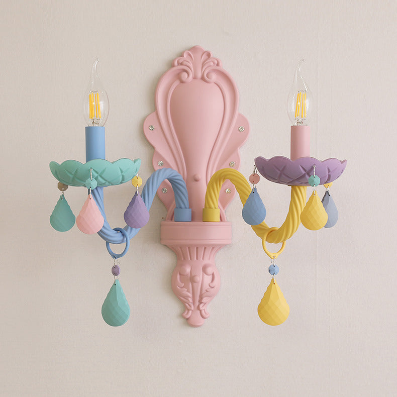 Creative Macaron Candelabra 2-Licht-Wandleuchte 