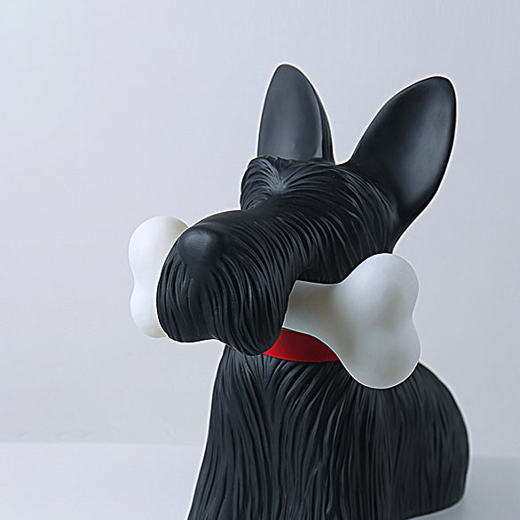 Nordic Cartoon Resin Dog Bone Decorative LED Table Lamp