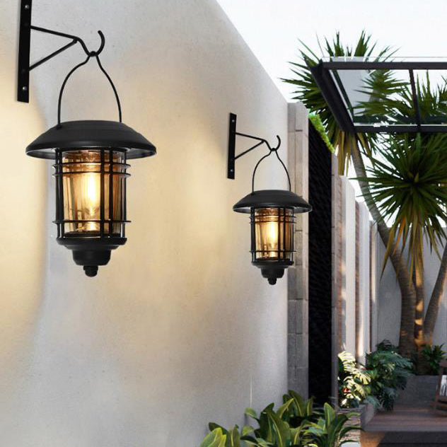 Solar Outdoor Waterproof Induction LED Decorative Wall Sconce Lamp