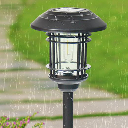 Solar Outdoor Waterproof Stainless Steel LED Outdoor Lawn Decorative Ground Plug Light