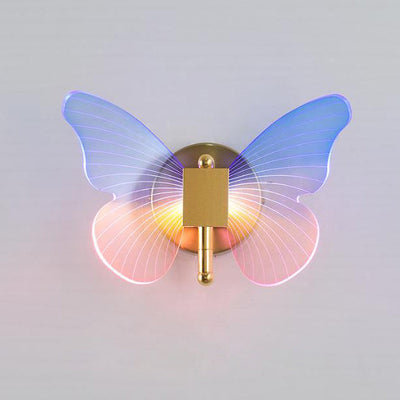 Nordische farbige Schmetterlings-Acryl-LED-Pendelleuchte 